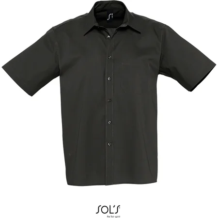 Popeline Hemd kurzarm