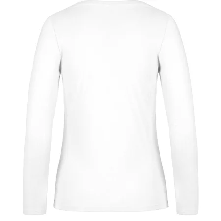 Schweres Damen T-Shirt langarm – Rückseite