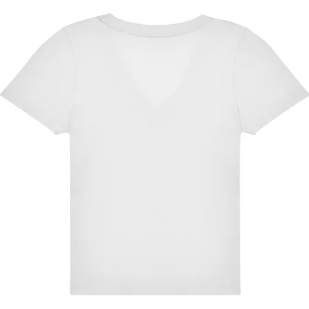 Damen V-Ausschnitt T-Shirt – Rückseite