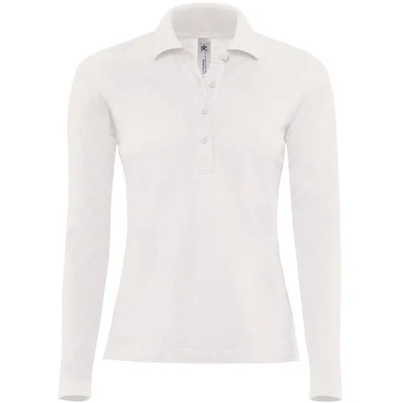 Damen Piqué Polo langarm