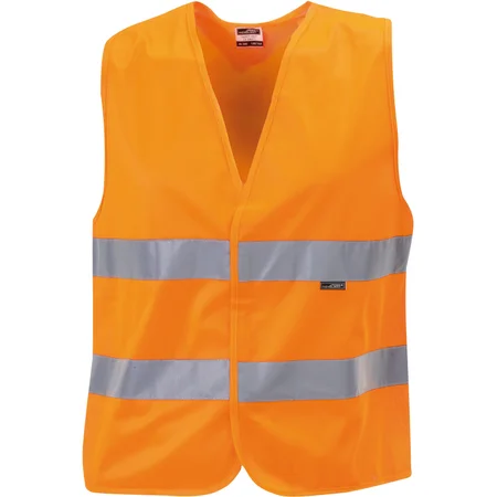 Warnweste neon orange – Arbeitsschutz mit Logo Warnweste neon orange – Arbeitsschutz mit Logo