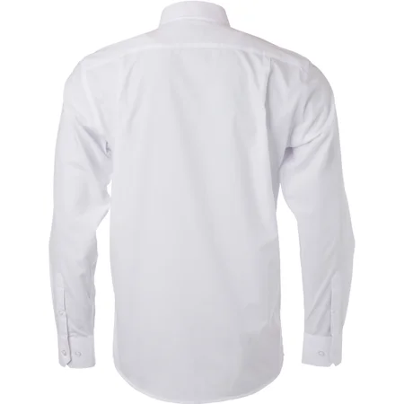 Popeline Hemd langarm – Rückseite