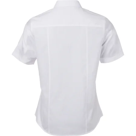 Popeline Bluse kurzarm – Rückseite