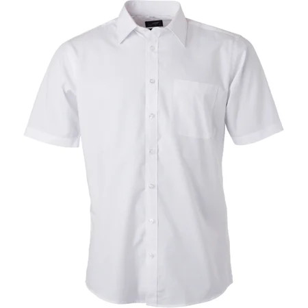 Popeline Hemd kurzarm