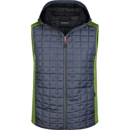 Herren Hybrid Strickfleece Gilet