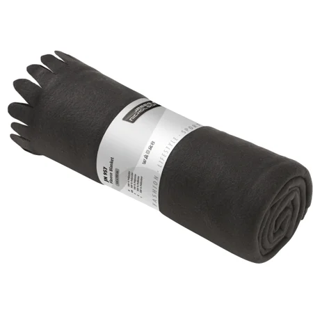 Fleece Decke mit Fransen