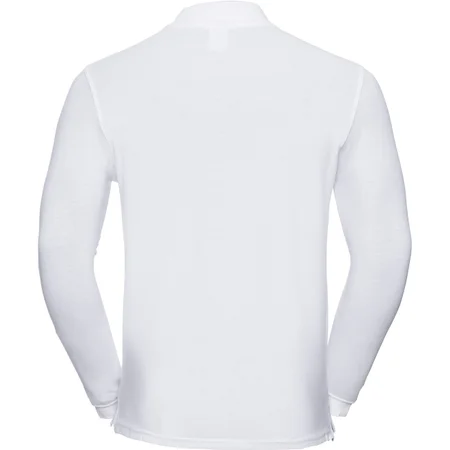 Piqué Polo langarm – Rückseite