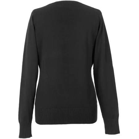 Damen V-Ausschnitt Strickpullover – Rückseite