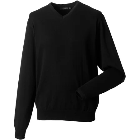 V-Ausschnitt Strickpullover