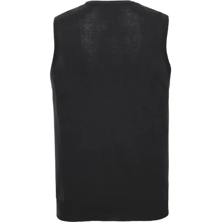 V-Ausschnitt Strickpullunder – Rückseite