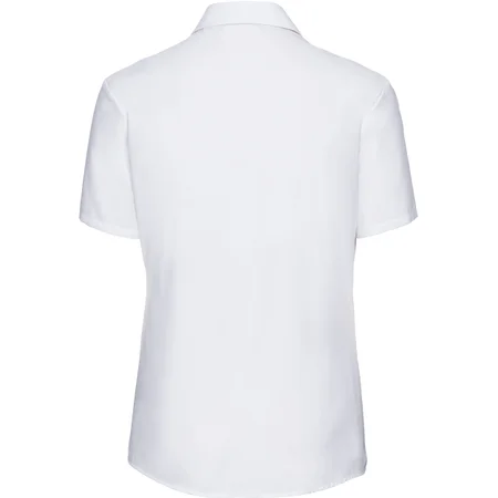 Popeline Bluse kurzarm – Rückseite