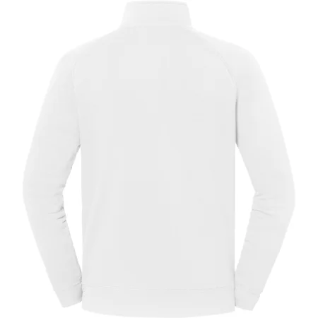 Schwerer Sweater mit 1/4 Zip – Rückseite