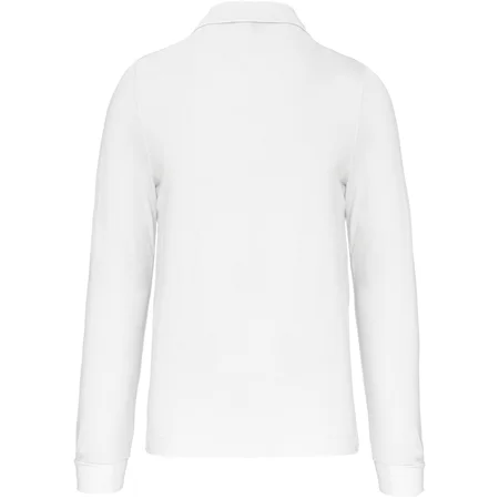 Herren Piqué Polo langarm – Rückseite