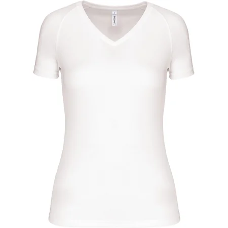 Damen V-Ausschnitt Sport Shirt