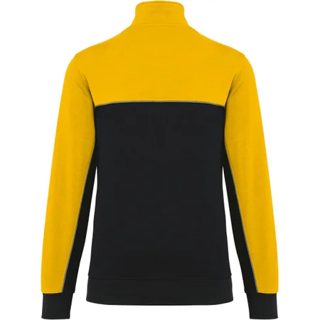 Workwear Sweater mit 1/4 Zip – Rückseite