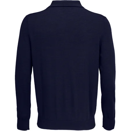 Herren Polo Sweater – Rückseite