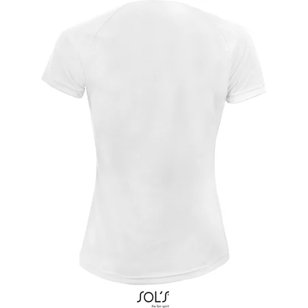 Damen Raglan Sport Shirt – Rückseite