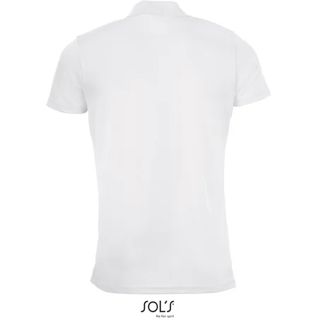 Herren Piqué Sport Polo – Rückseite