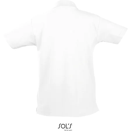 Kinder Piqué Polo – Rückseite