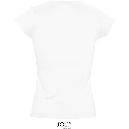 Damen V-Ausschnitt T-Shirt – Rückseite