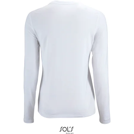 Damen T-Shirt langarm – Rückseite