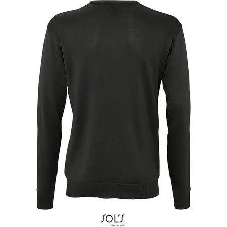 Herren V-Ausschnitt Pullover – Rückseite