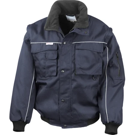 Workwear Jacke mit abnehmbaren Ärmeln