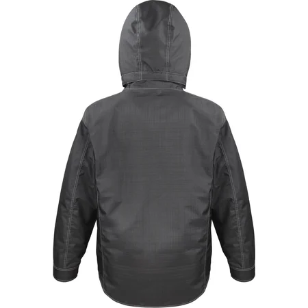 Workwear Jacke in Denim Struktur – Rückseite