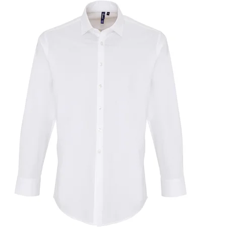 Popeline Stretch Hemd langarm