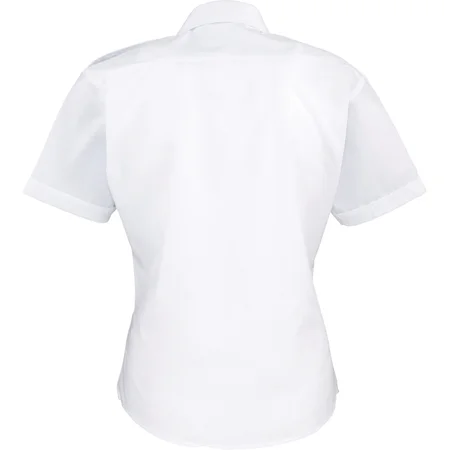 Piloten Bluse kurzarm – Rückseite