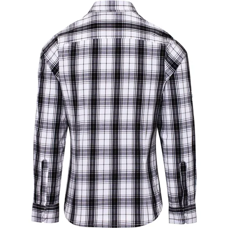 Popeline Bluse langarm "Ginmill" – Rückseite