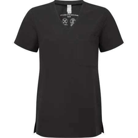 Damen V-Ausschnitt Stretch Kasack