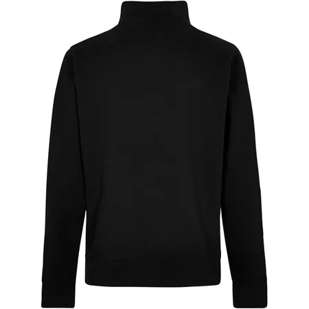 Piqué Sweater mit 1/4 Zip – Rückseite