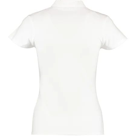 Damen T-Shirt mit Tropfenausschnitt – Rückseite