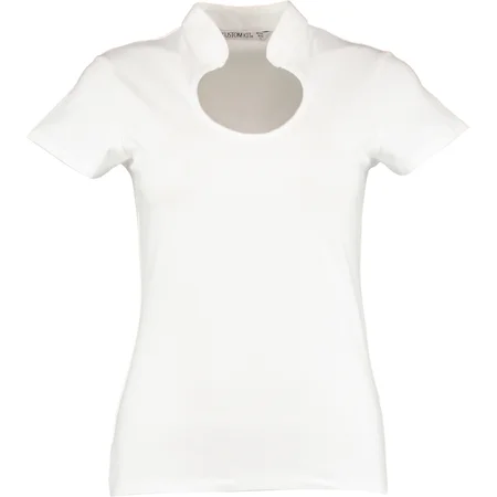 Damen T-Shirt mit Tropfenausschnitt