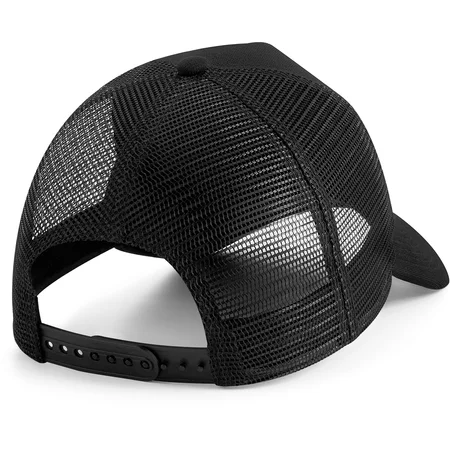 5 Panel Snapback Kappe "Microknit Trucker" – Rückseite