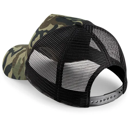 5 Panel Trucker Kappe "Camo" – Rückseite