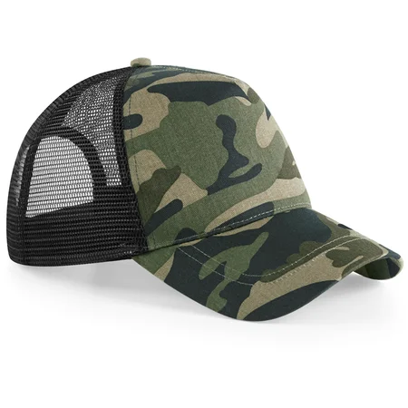 5 Panel Trucker Kappe "Camo"